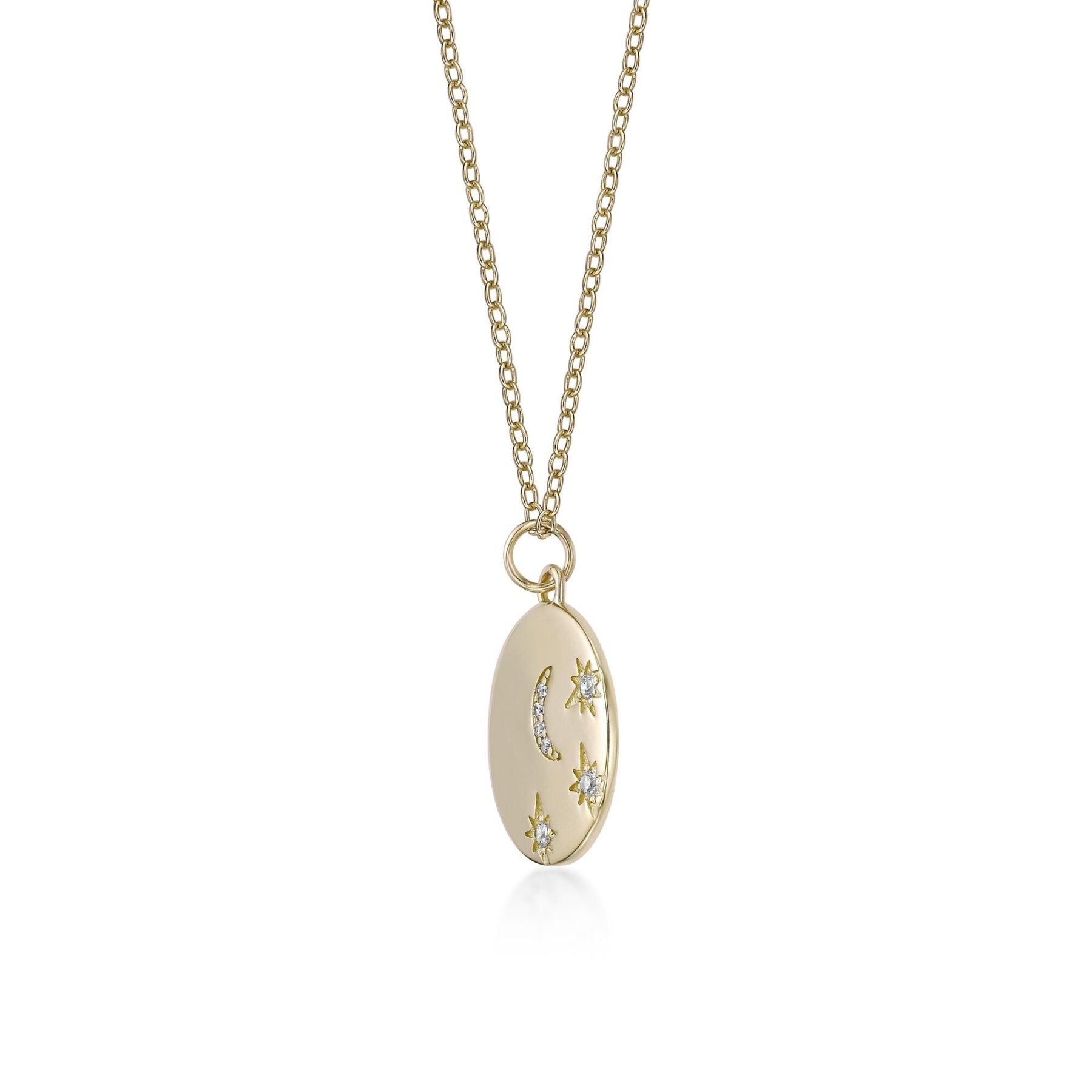 Astrological Circle Pendant Necklace