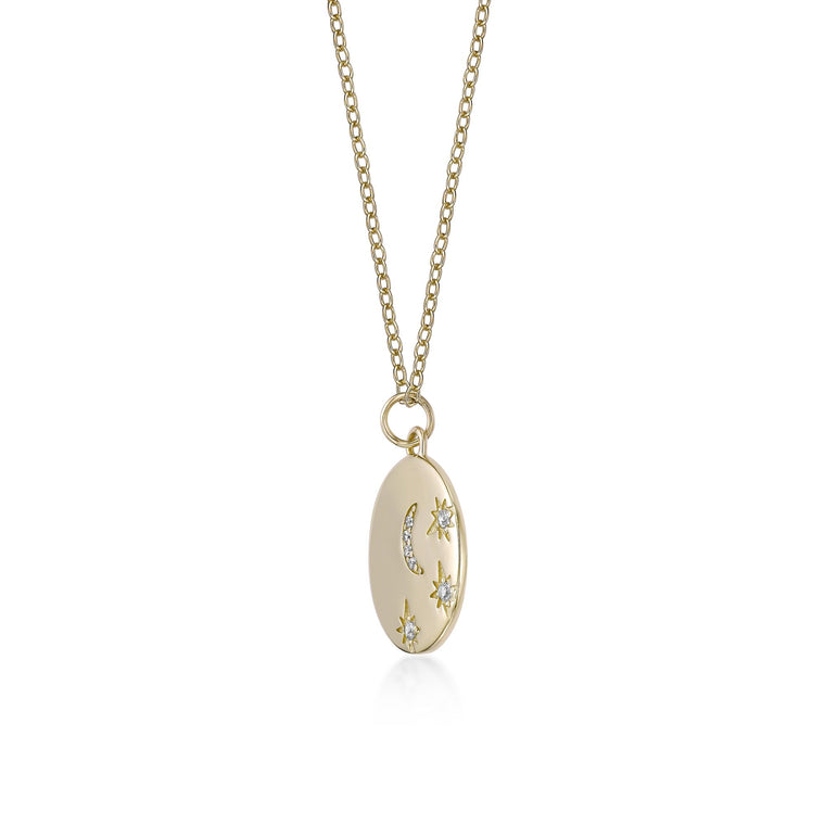 Astrological Circle Pendant Necklace