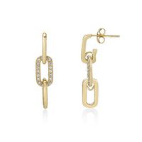 Large Dangle Chain Earrings