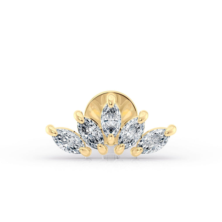 Marquee Cubic Zirconia Micro Labret  - 16G