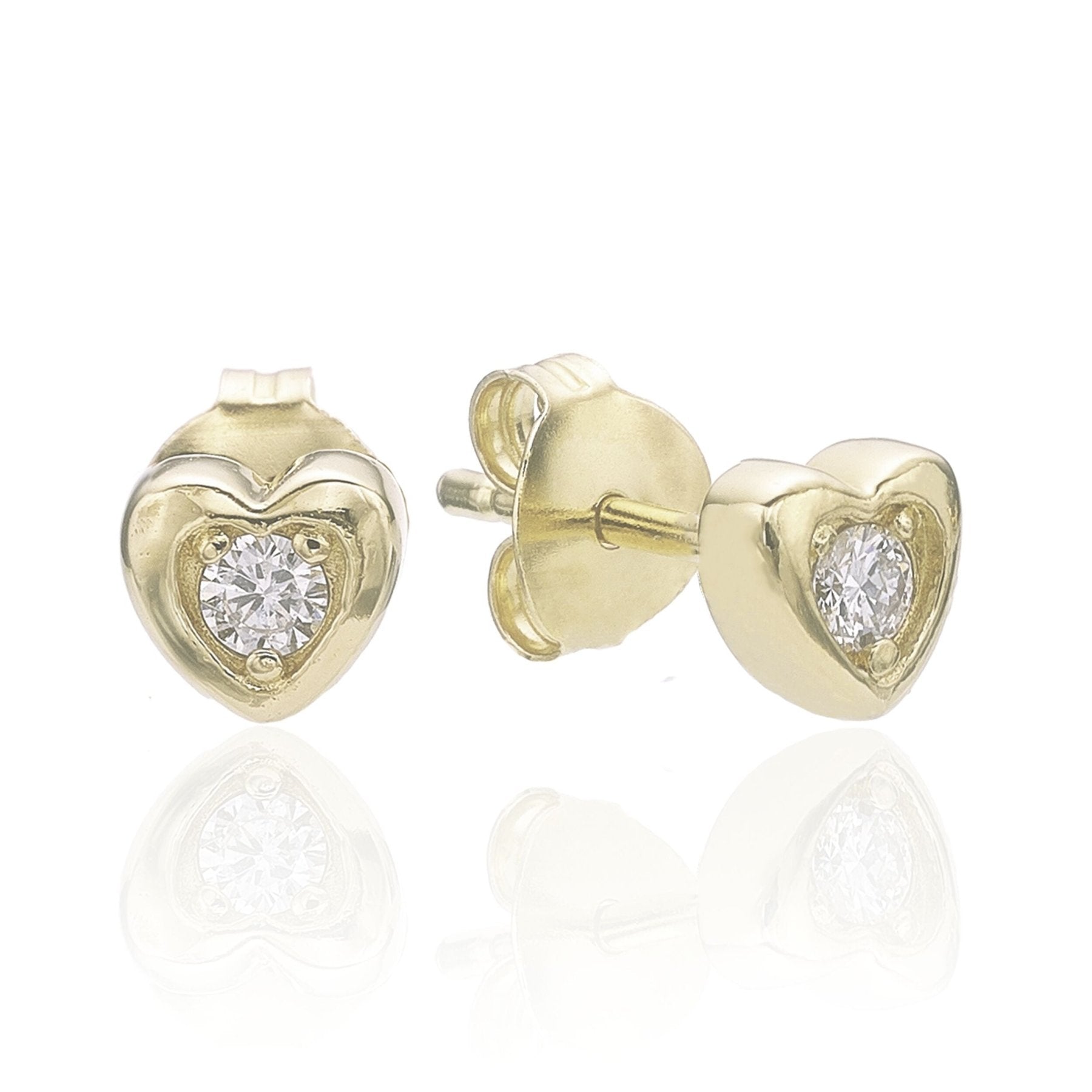 Heart Stud Earrings