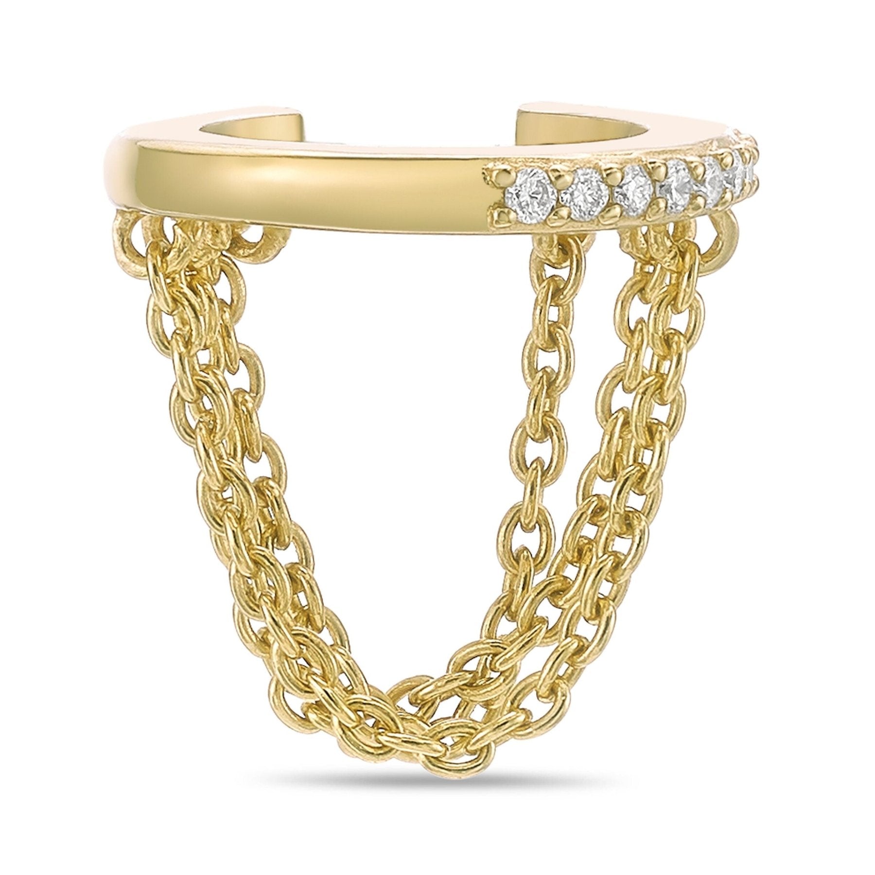 Dangle Chain Ear Cuff