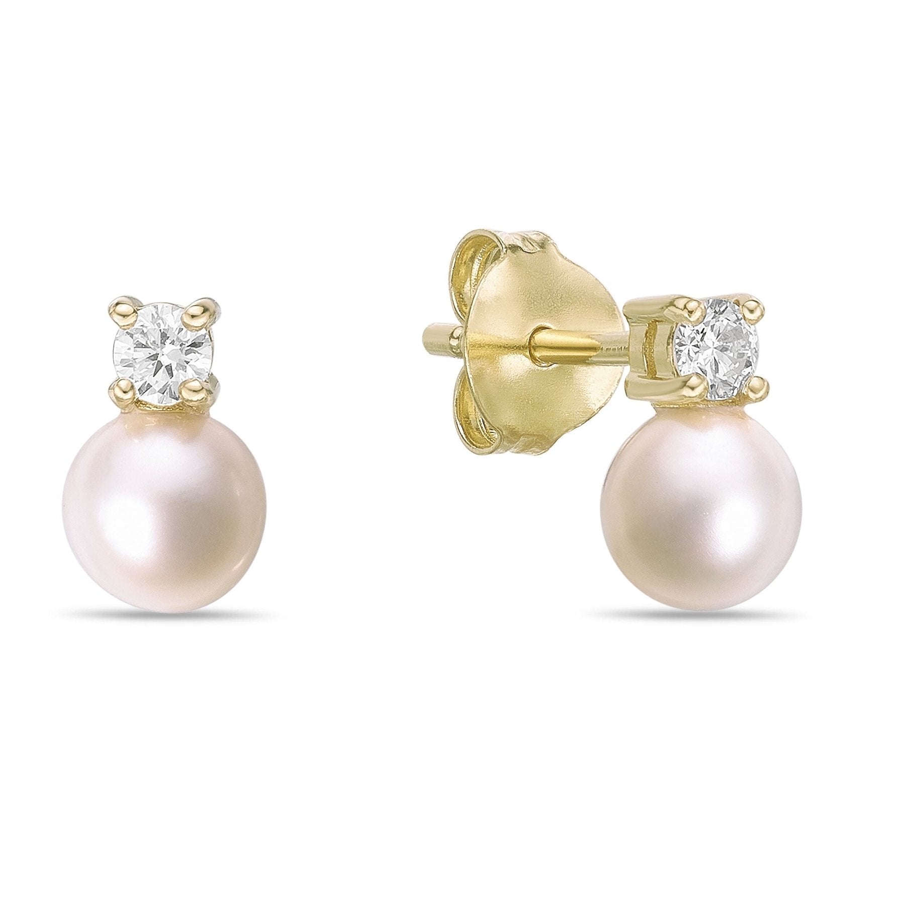 Pearl Stud Earrings