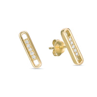 Oval Stud Earring