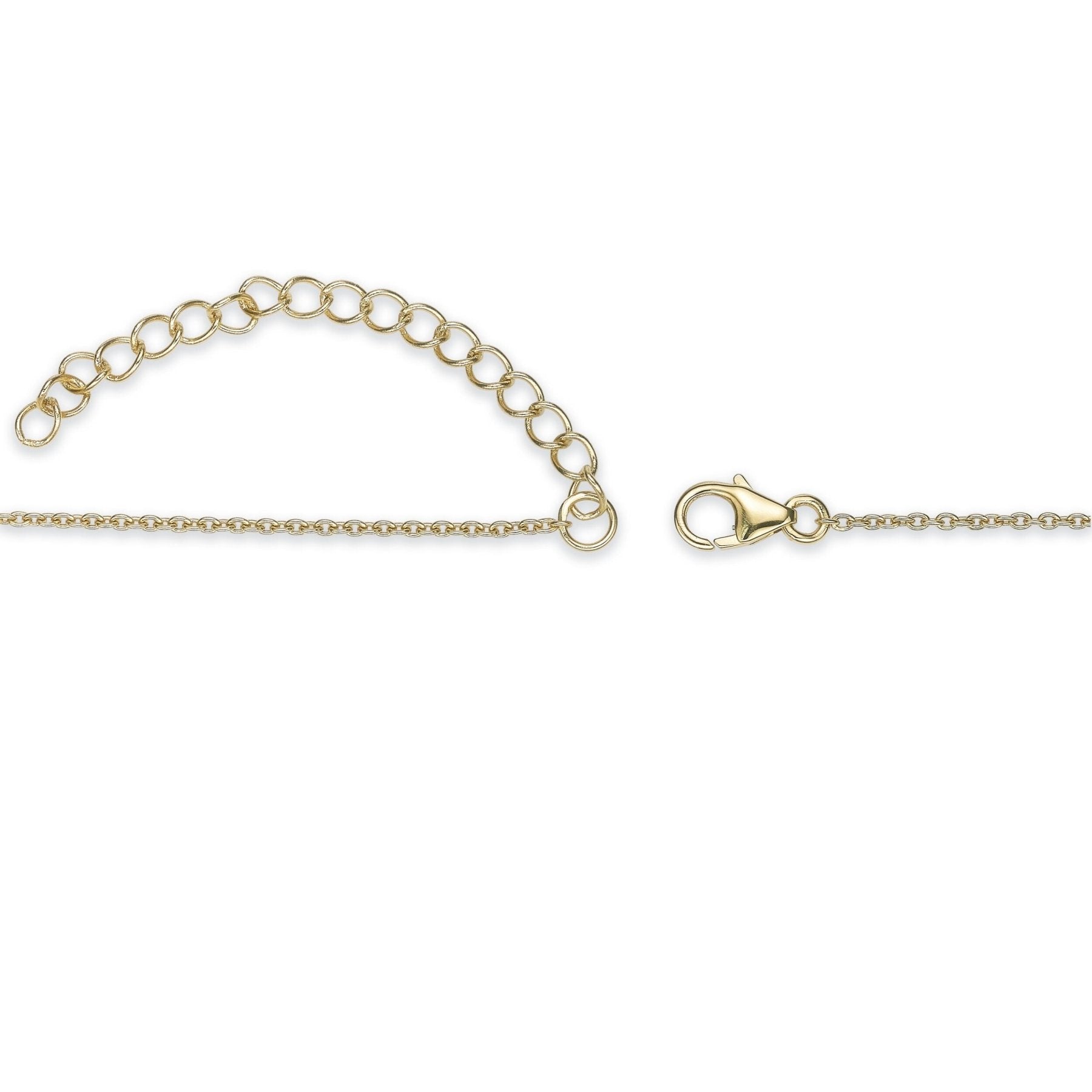 Oval Cross Pendant Necklace