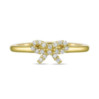 Lab Grown Diamond Bow Ring