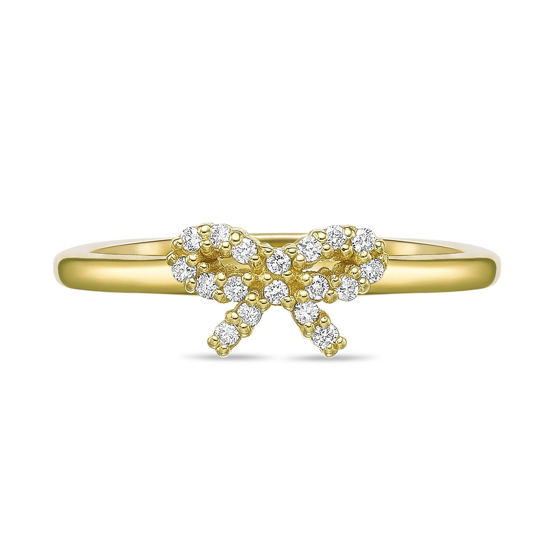 Lab Grown Diamond Bow Ring