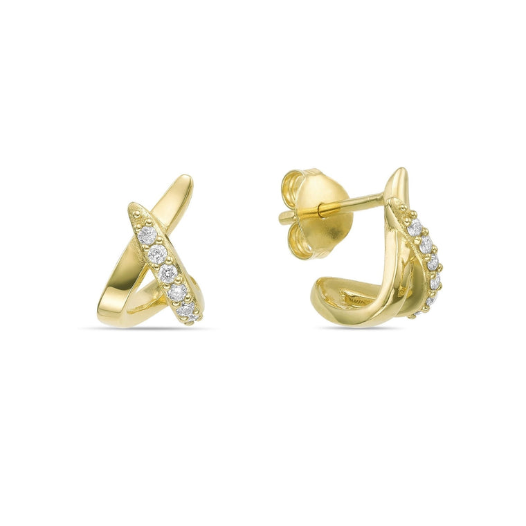 Crossover Cage Earrings