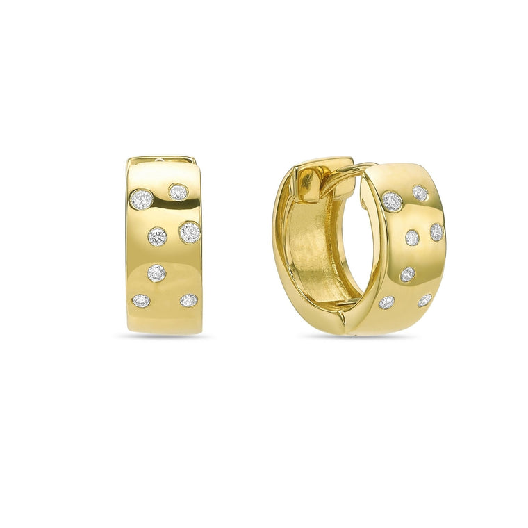 Thick Hoop Earrings