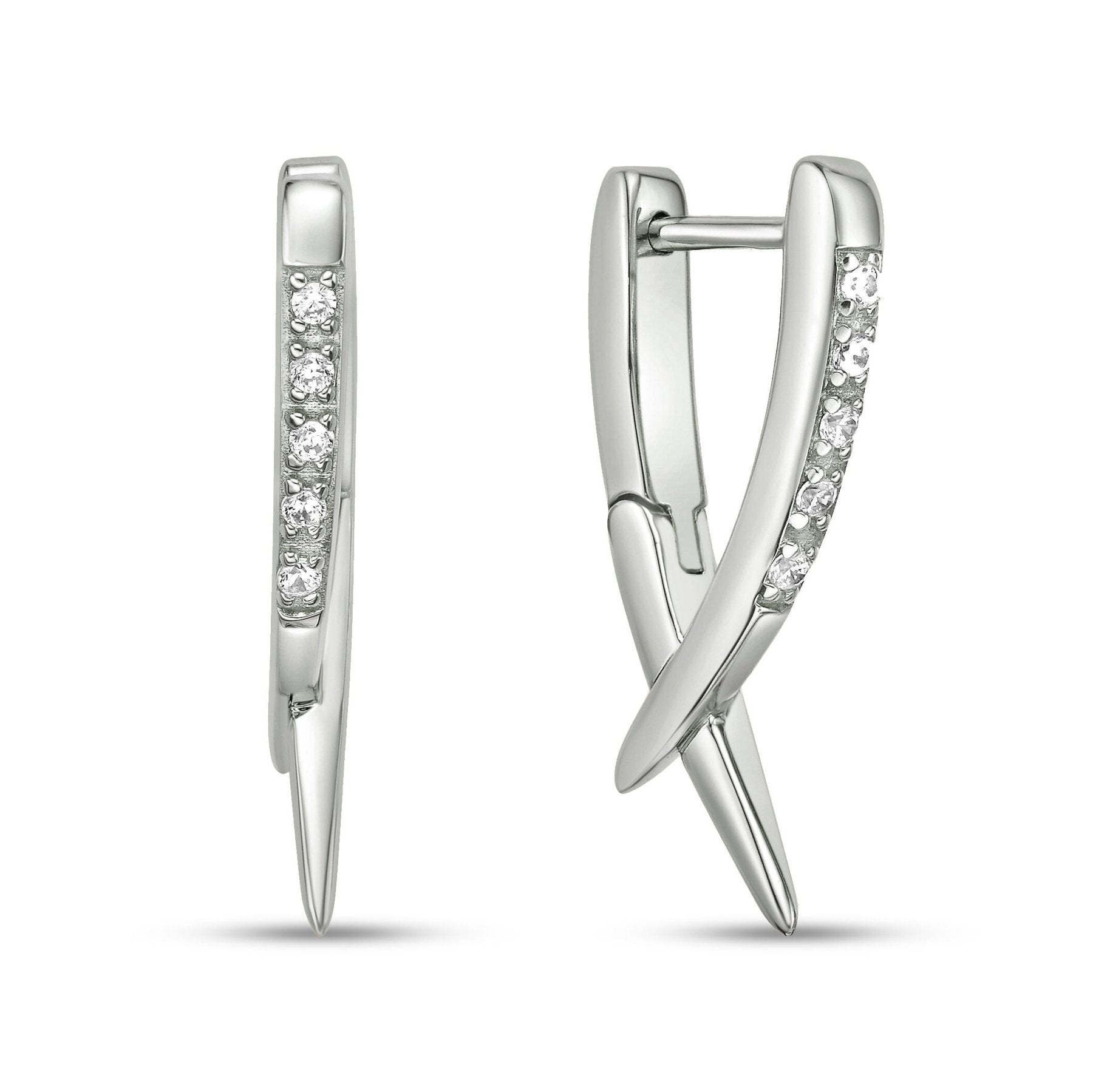 Lab Grown Diamond Spike Earrings