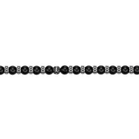 Beaded Bracelet in Stainless Steel