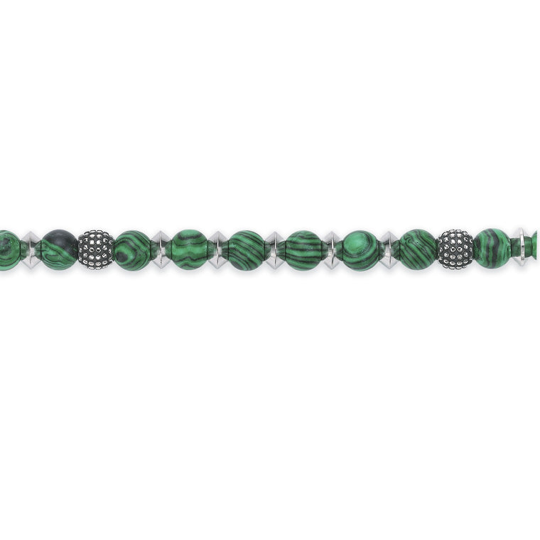 Beaded Bracelet in Stainless Steel