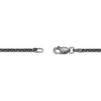 Men's Black Onyx Cross Pendant in Sterling Silver