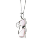 Mother of Pearl Cat Pendant