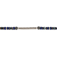 African Turquoise Beaded Bracelet in Gold Ion Plated Stainless Steel