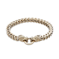 Dragon Head Bracelet in Gold Ion Plated Stainless Steel
