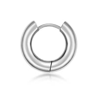 Plain Hoop Earring in Stainless Steel