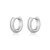 Plain Hoop Earring in Stainless Steel