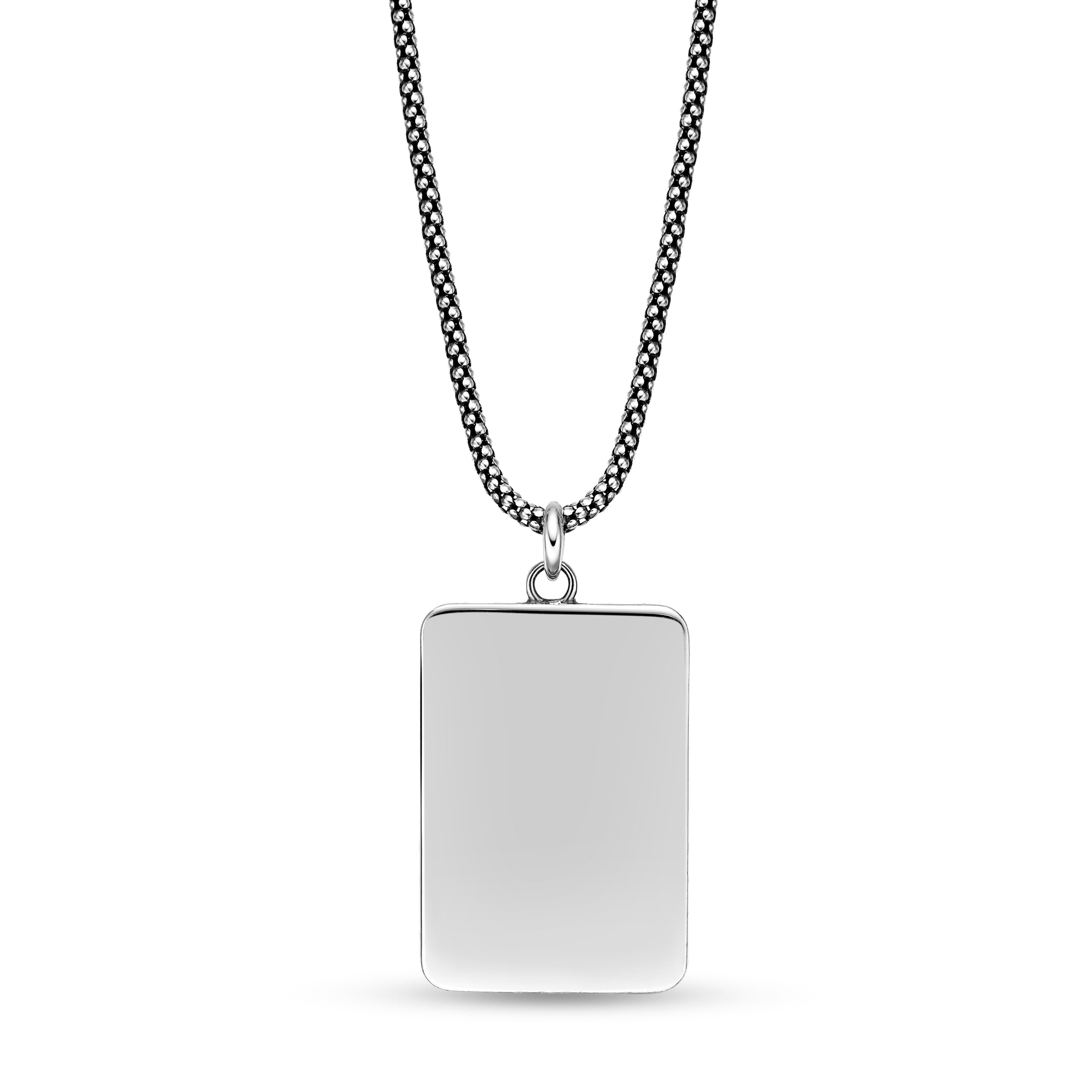 Men's Cobra Pendant in Sterling Silver