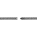 American Flag Bracelet in Black Ion-Plated Stainless Steel