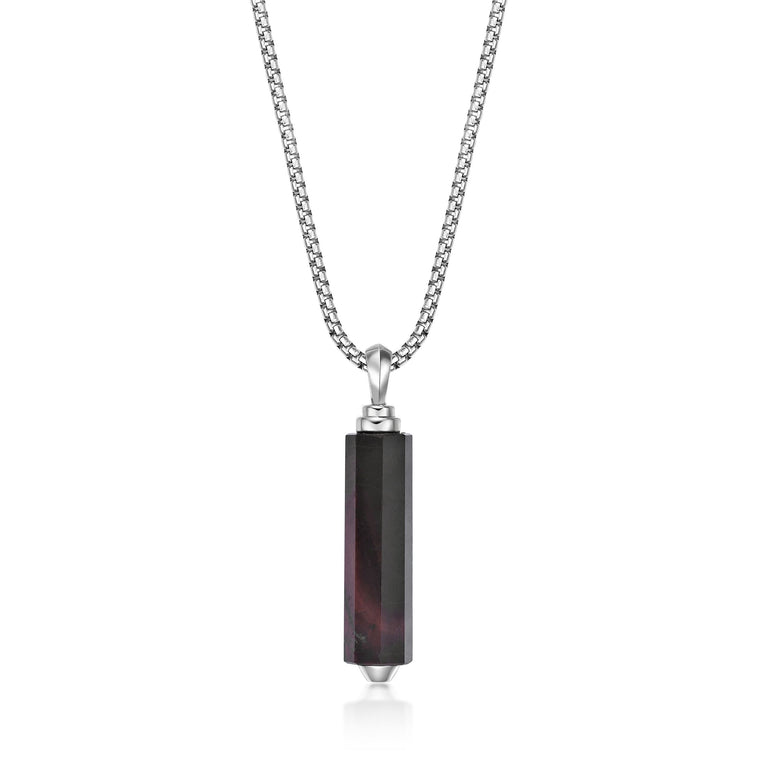 Tiger Eye Pendant in Yellow Gold Plated Sterling Silver