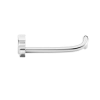 14K Lotus Curved Nose Ring - 20G