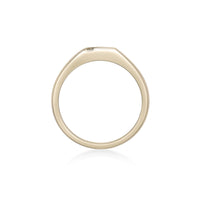 Slash Signet Ring