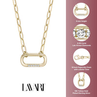 Carabiner Paperclip Necklace
