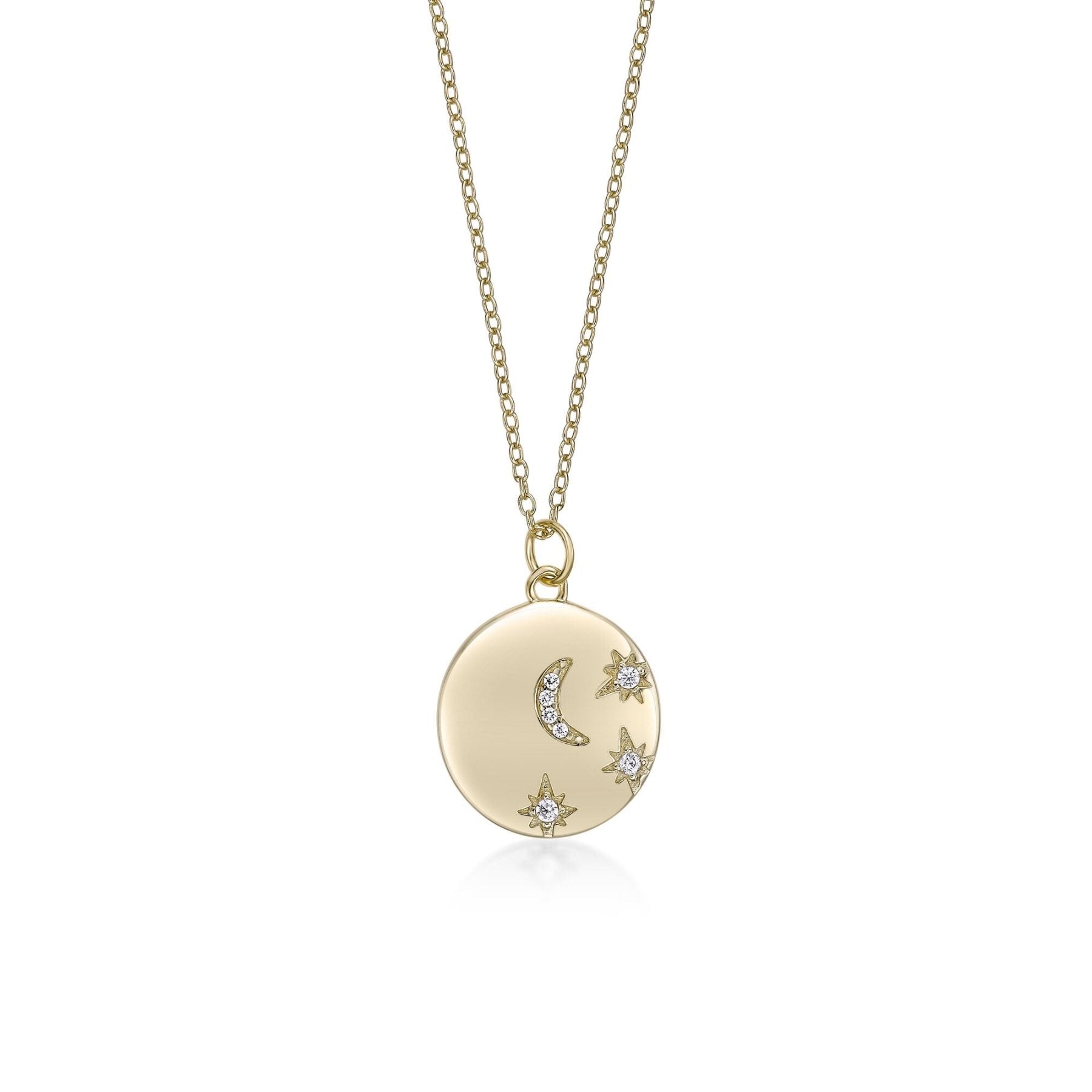 Astrological Circle Pendant Necklace