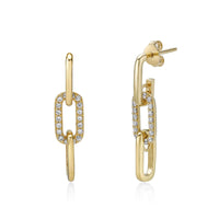 Large Dangle Chain Earrings