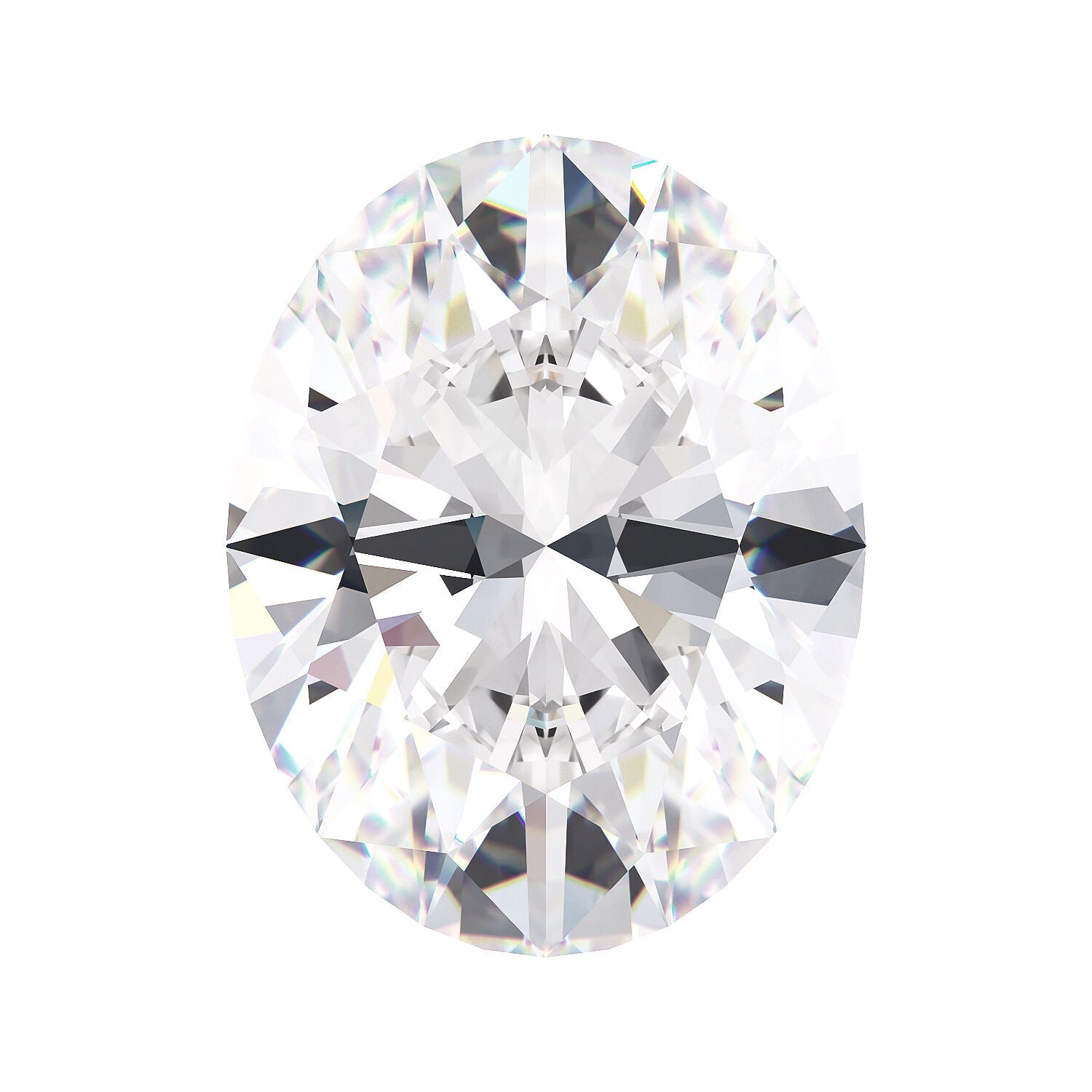 IGI Certified Oval Cut Lab Grown Diamond (D-F Color VS1-VVS2 Clarity)