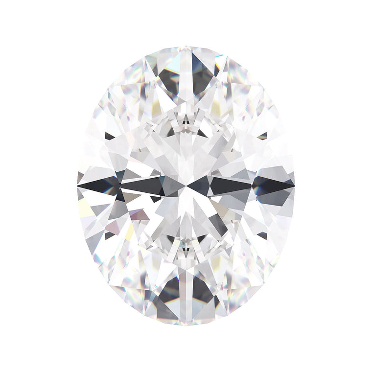 IGI Certified Oval Cut Lab Grown Diamond (D-F Color VS1-VVS2 Clarity)