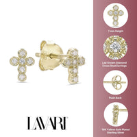 Cross Stud Earrings