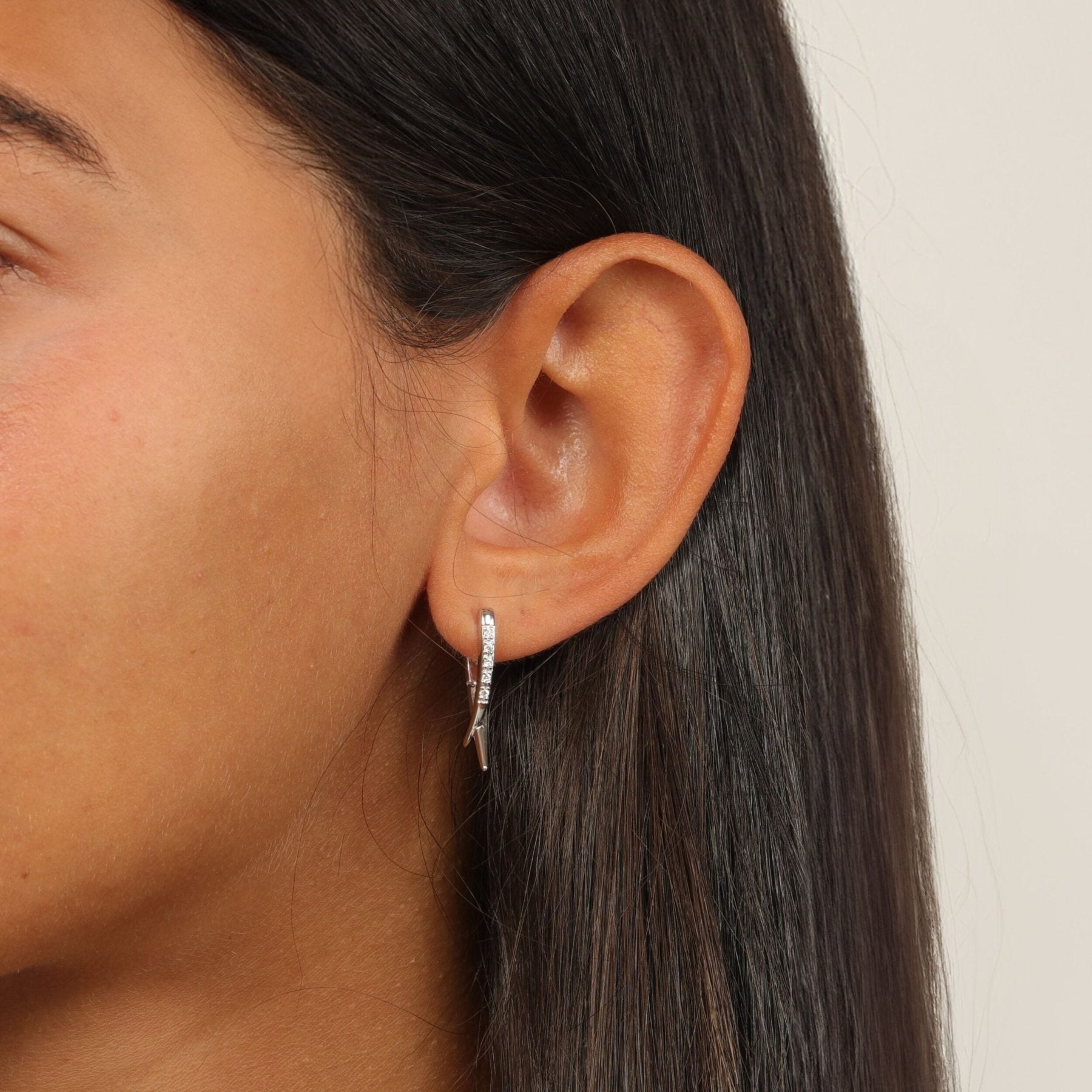 Lab Grown Diamond Spike Earrings