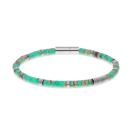 Beaded Bracelet in Stainless Steel