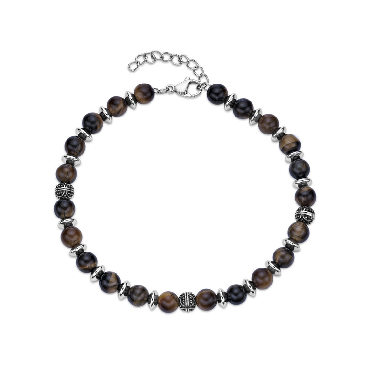 Beaded Bracelet in Stainless Steel