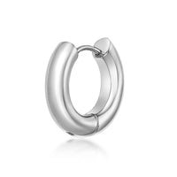 Plain Hoop Earring in Stainless Steel