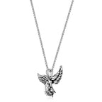 Eagle Wingspan Pendant in Stainless Steel