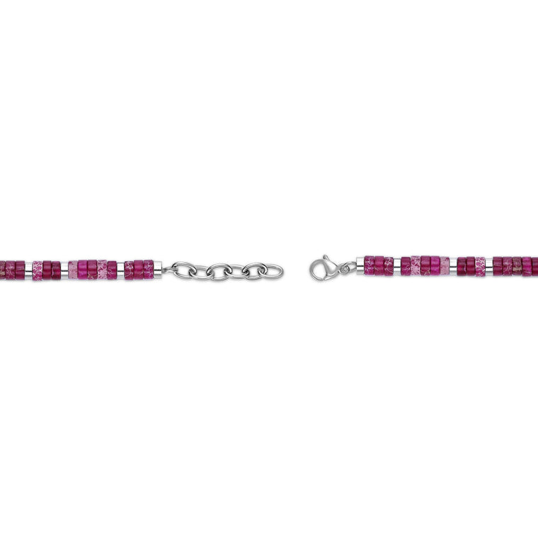 Beaded Bracelet in Stainless Steel