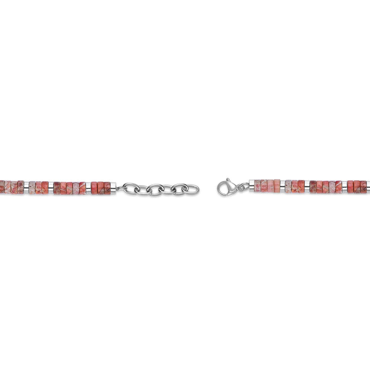 Beaded Bracelet in Stainless Steel