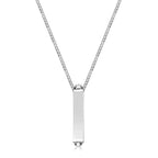 Men's Skull Pendant with Howlite Accent in Sterling Silver