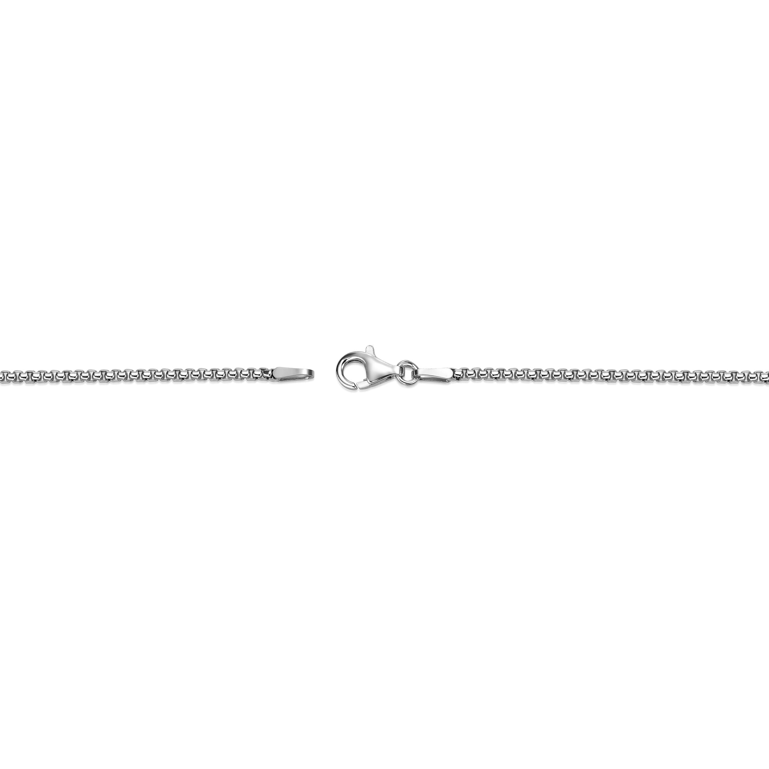 Men's Black Spinel Compass Pendant in Sterling Silver