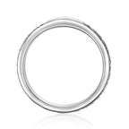 Men's Mother of Pearl Woven Band in Sterling Silver