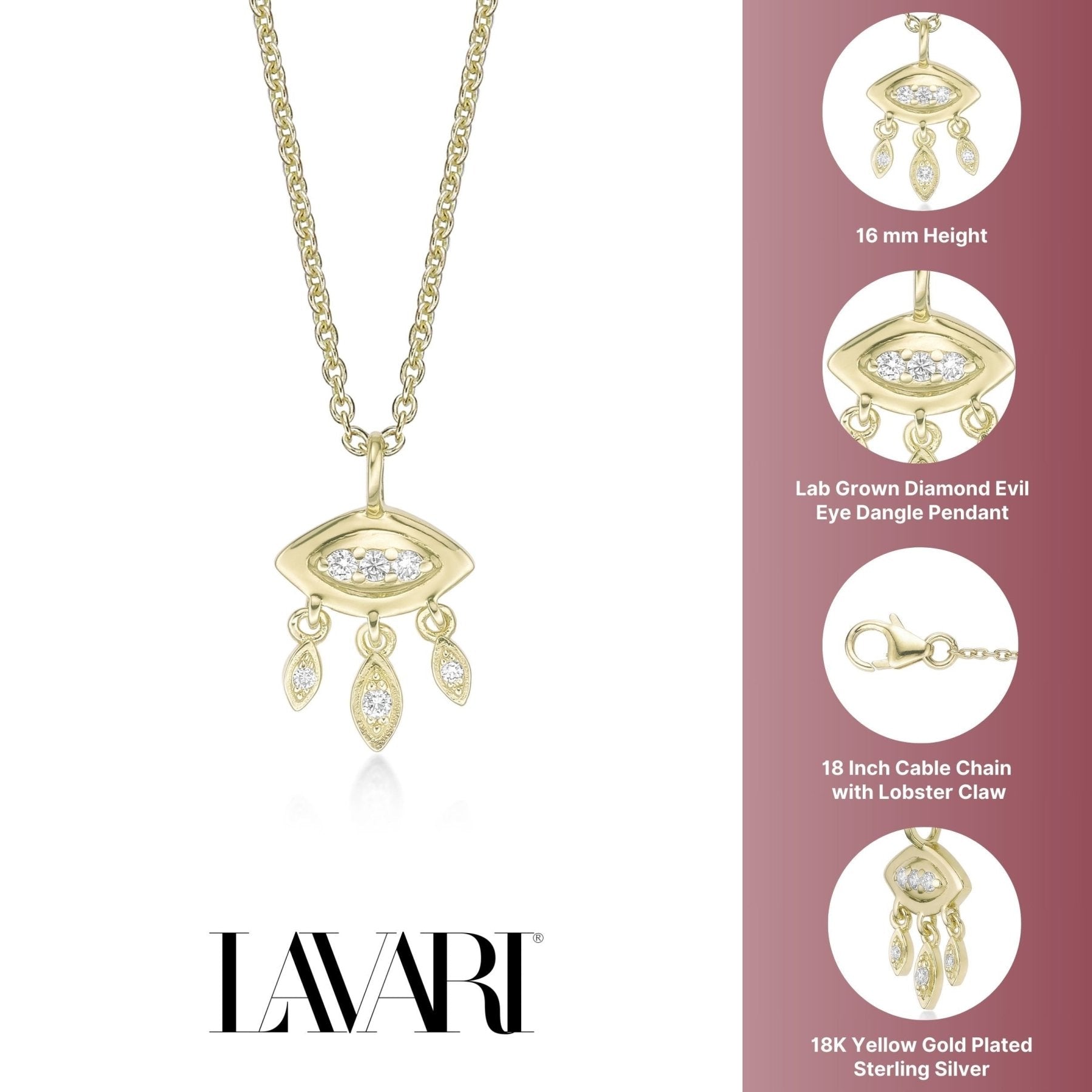 Evil Eye Pendant Necklace