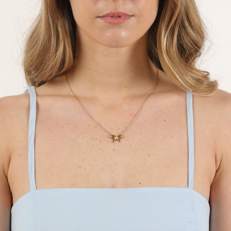 Bow Necklace