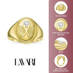 Butterfly Signet Ring