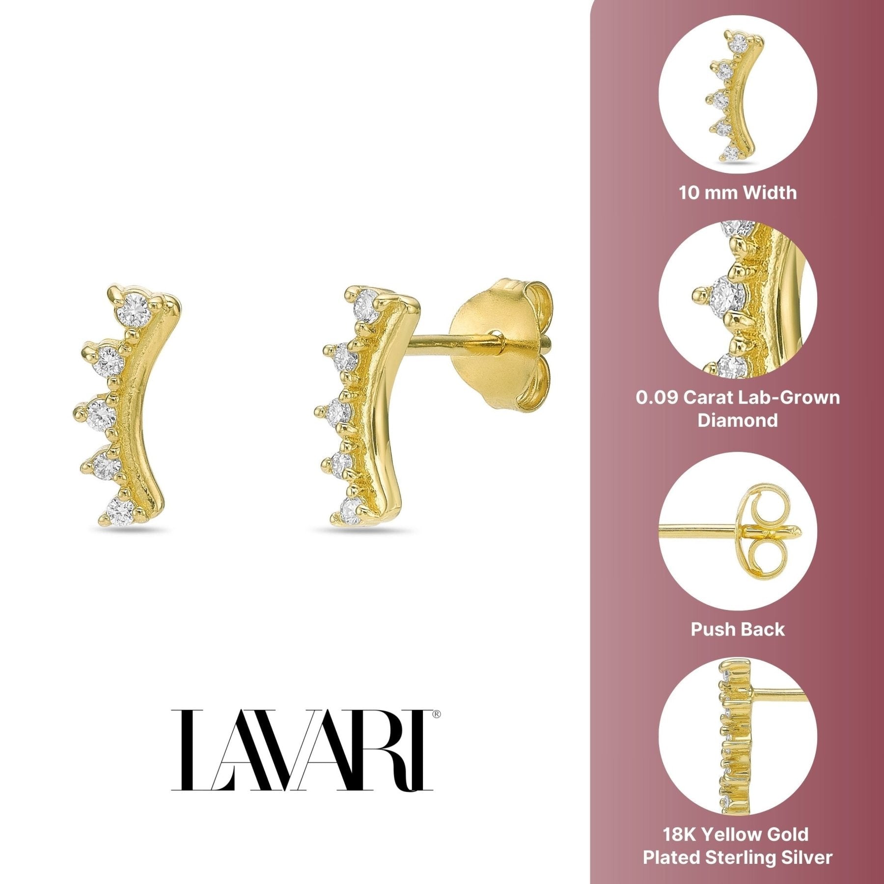 Spike Climber Earrings