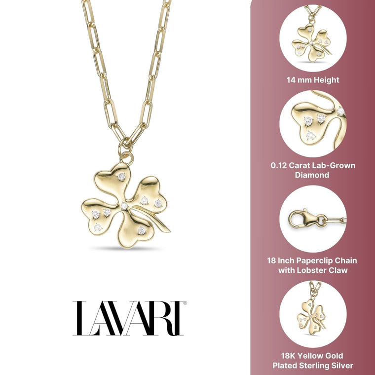 Lucky Four Leaf Clover Necklace