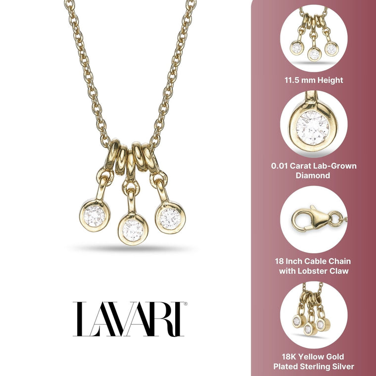 Trriple Dangle Necklace