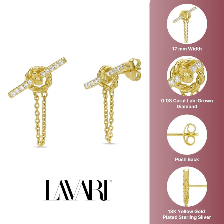 Toggle Dangle Earrings